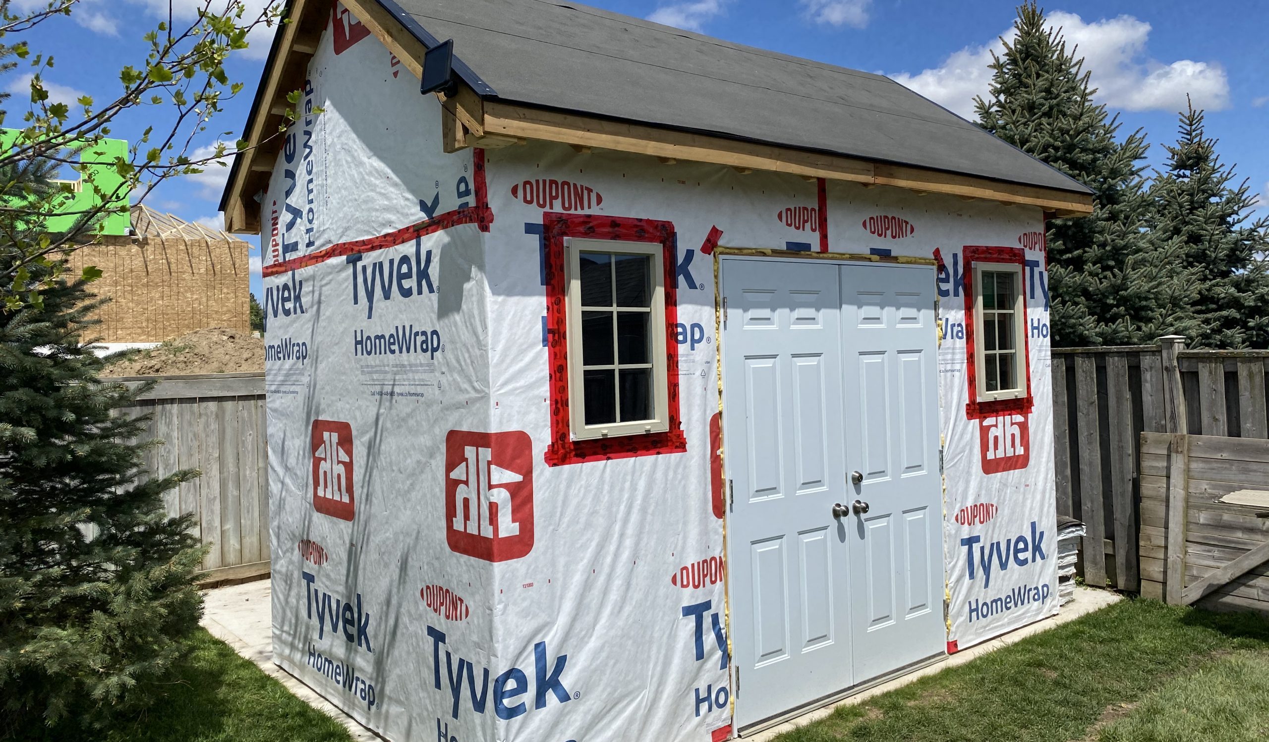 yvek house wrap before siding replacement